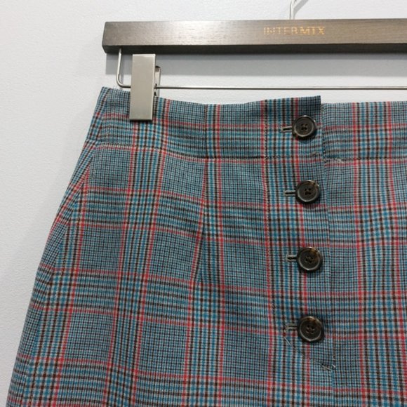 Aritzia Little Moon Plaid Mini Skirt - Picture 2 of 5